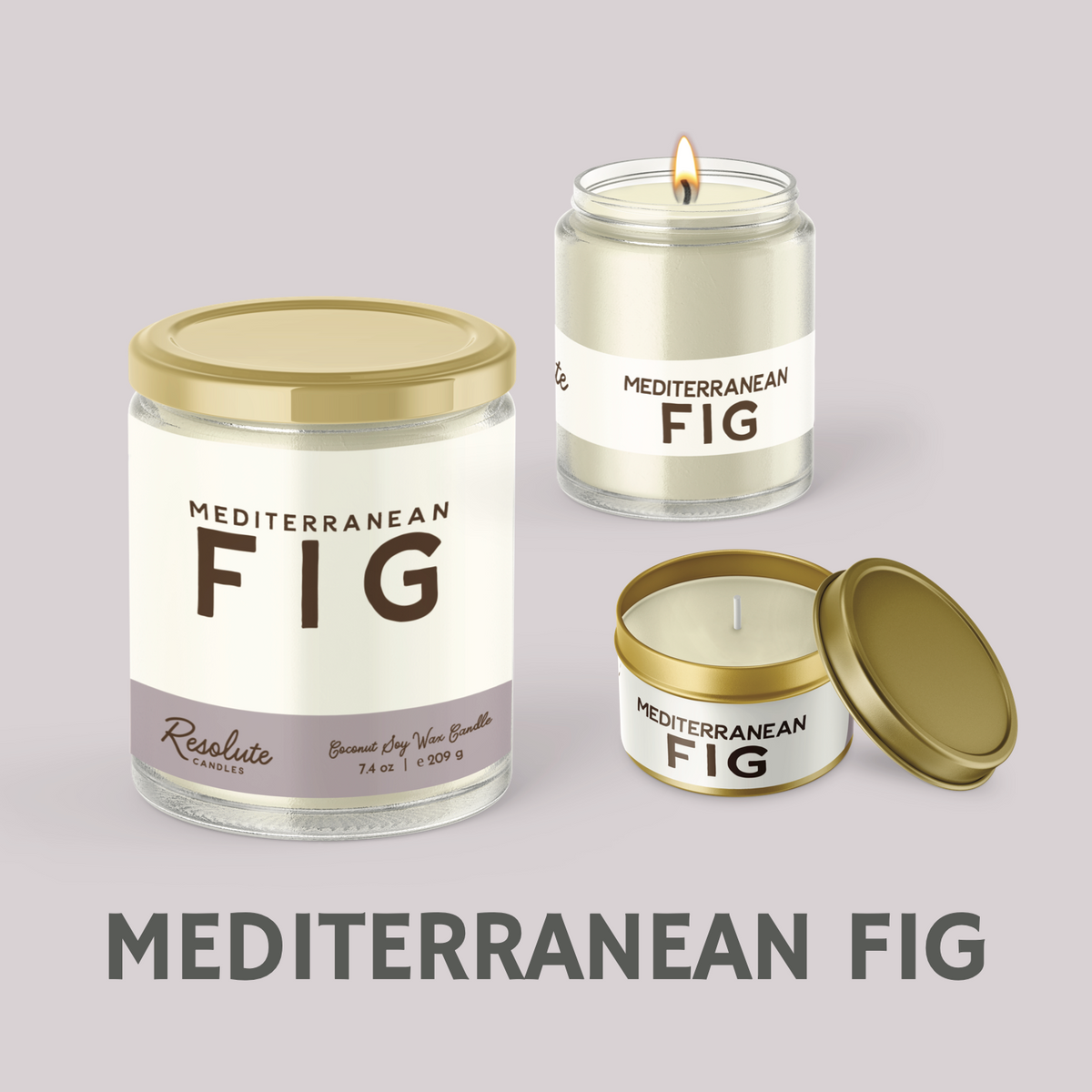 Mediterranean Fig Resolute Candles